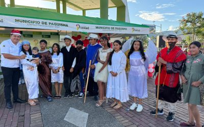 Un particular enfoque participativo se desarrolla en el cantón Paquisha con motivo de la Navidad