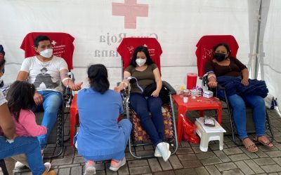 Hoy lunes la Cruz Roja de Loja realizó la última campaña de donación de sangre del año