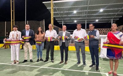 Barrio de la parroquia Yangana beneficiado con obras de remodelación
