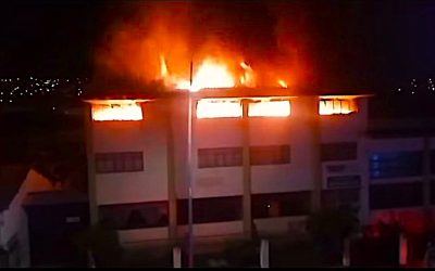 Orfanato lojano se incendió en plena Nochebuena