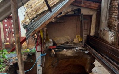 Nuevo socavón urbano asusta a ciudadanía de Cariamanga