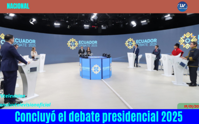 Concluyó el debate presidencial 2025