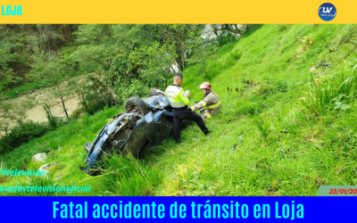 Fatal accidente de tránsito en Loja