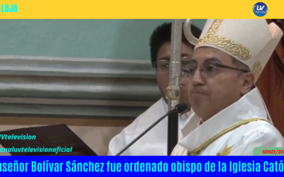 Monseñor Simón Bolívar Sánchez fue ordenado obispo de la Iglesia Católica