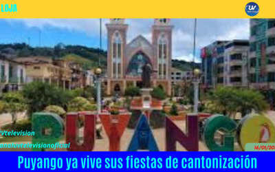 Puyango ya vive sus fiestas de cantonización