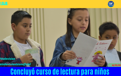 Concluyó curso de lectura para niños