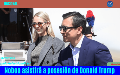 Noboa asistirá a posesión de Donald Trump