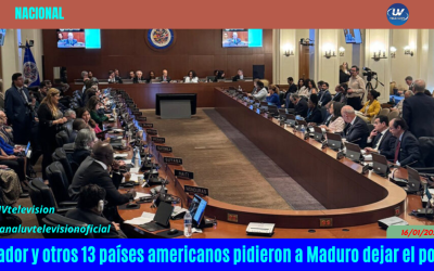 Ecuador y otros 13 países americanos pidieron a Maduro dejar el poder