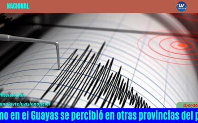 Sismo en el Guayas se percibió en otras provincias del país