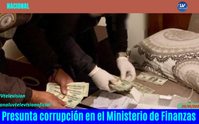 Presunta corrupción en el Ministerio de Finanzas