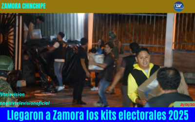 Llegaron a Zamora los kits electorales 2025