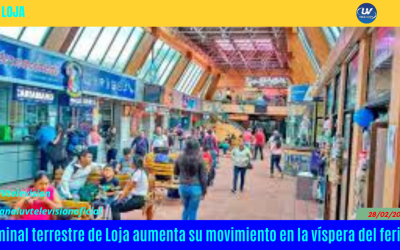 Terminal terrestre de Loja aumenta su movimiento en la víspera del feriado