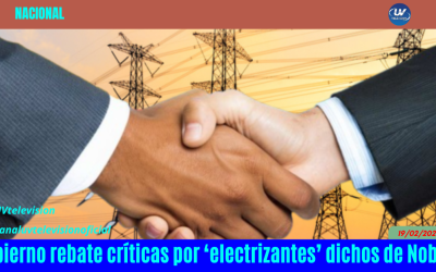 Gobierno rebate críticas por ‘electrizantes’ dichos de Noboa