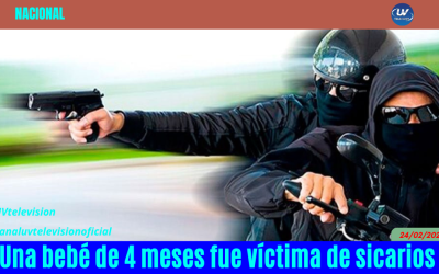 Una bebé de 4 meses fue víctima de sicarios