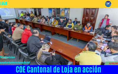 COE Cantonal de Loja en acción