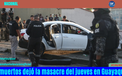 22 muertos dejó la masacre del jueves en Guayaquil