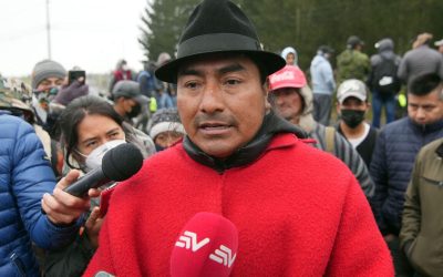 Leonidas Iza se salvó de justicia indígena en Saraguro