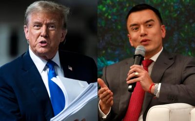 Noboa definió como “positiva” su reunión con Trump