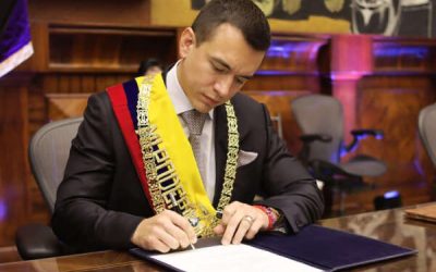 Noboa anunció cambios en su gabinete
