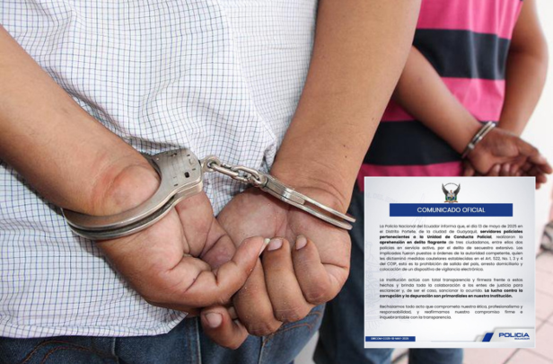 2 policías involucrados en secuestro extorsivo