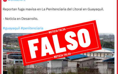 El SNAI desmintió fuga desde complejo penal guayaquileño
