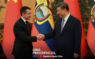 Noboa fue recibido por líder chino Xi Jinping